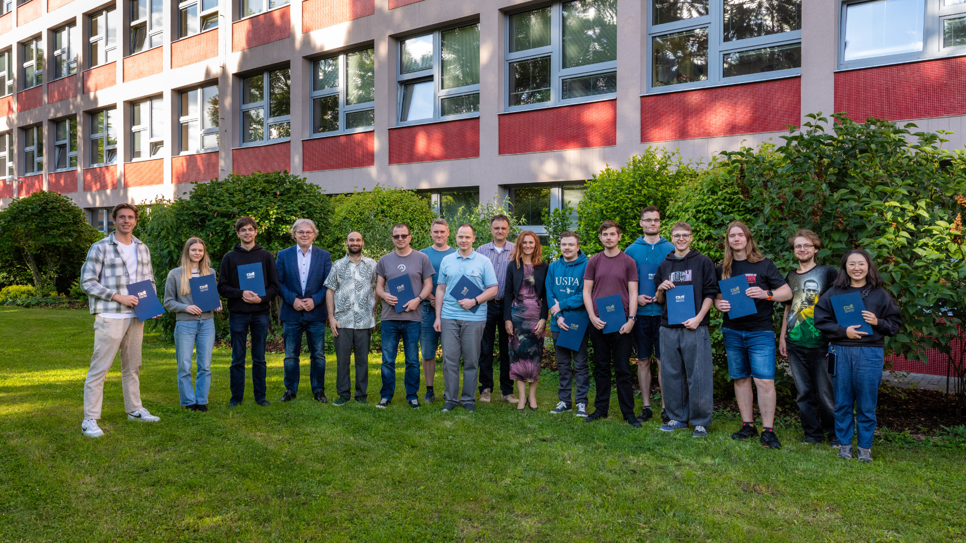 Ceremonial presentation of micro-certificates to graduates of the Generative AI course
