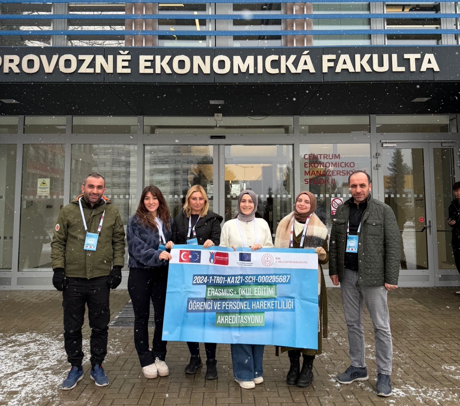 Účastníci Erasmus+ AI kurzu na ČZU